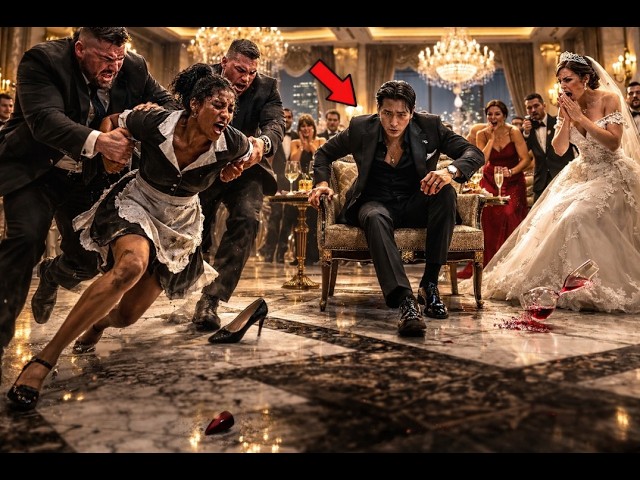 Security Dragged a Black Maid Across the Ballroom — Then the Korean Mafia Boss Stood Up