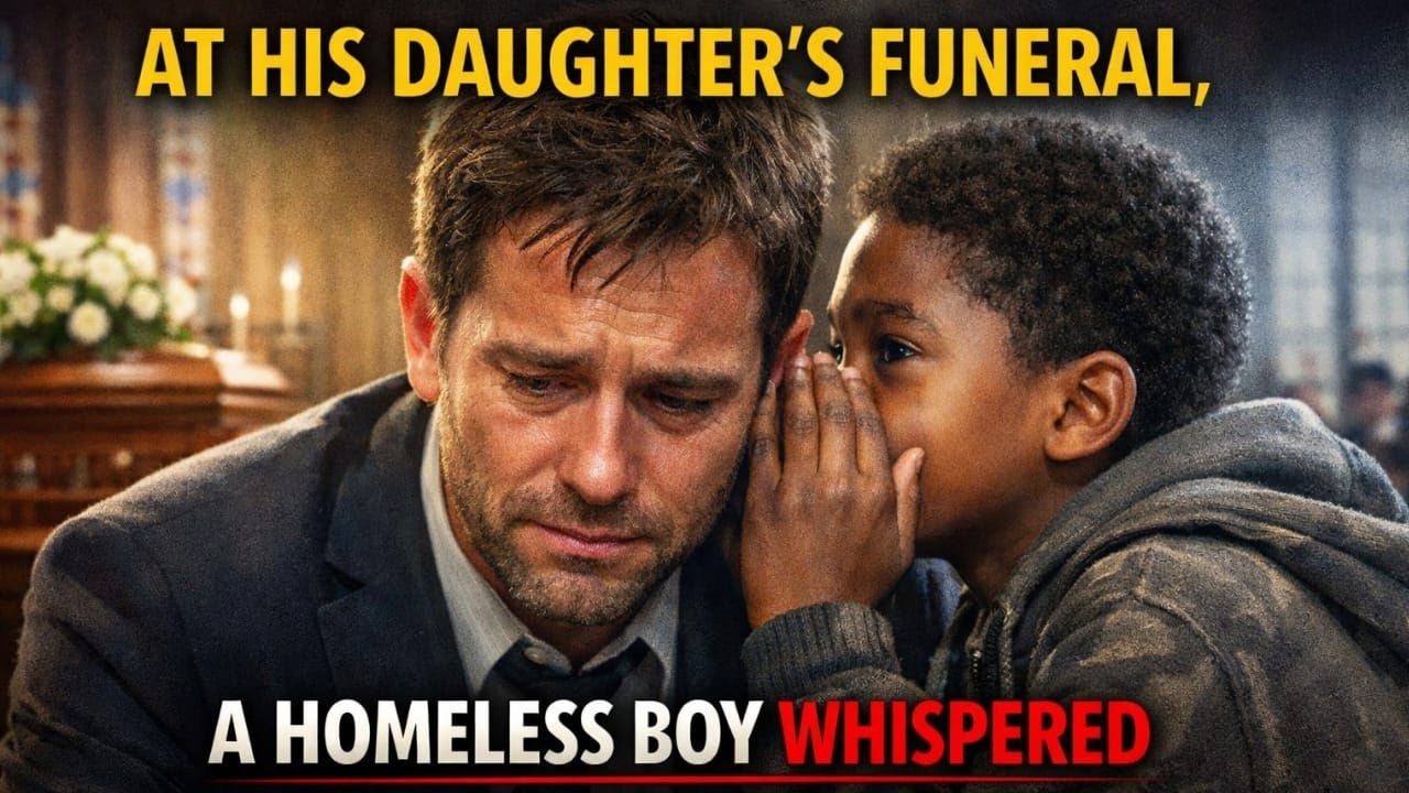 At His Daughter’s Funeral, a Homeless Boy Whispered Something That Changed Everything