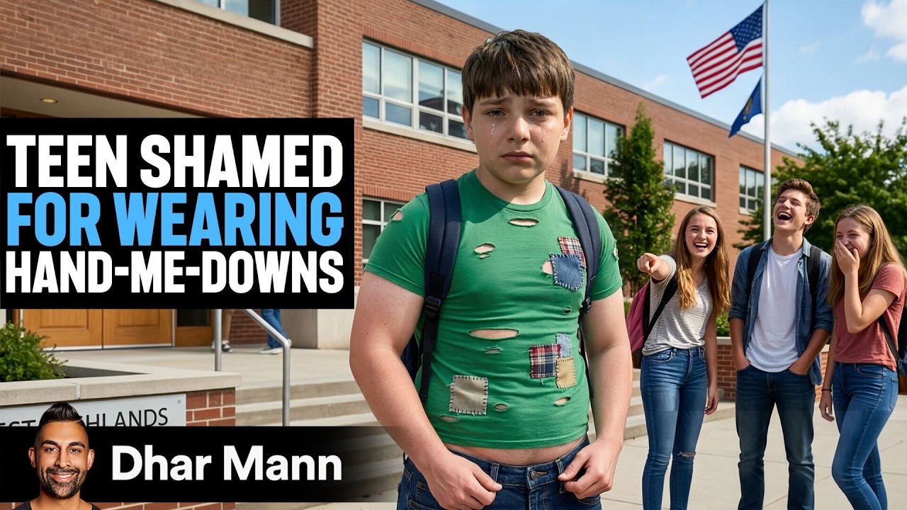 Teen Laughed At By Friends For His Clothes