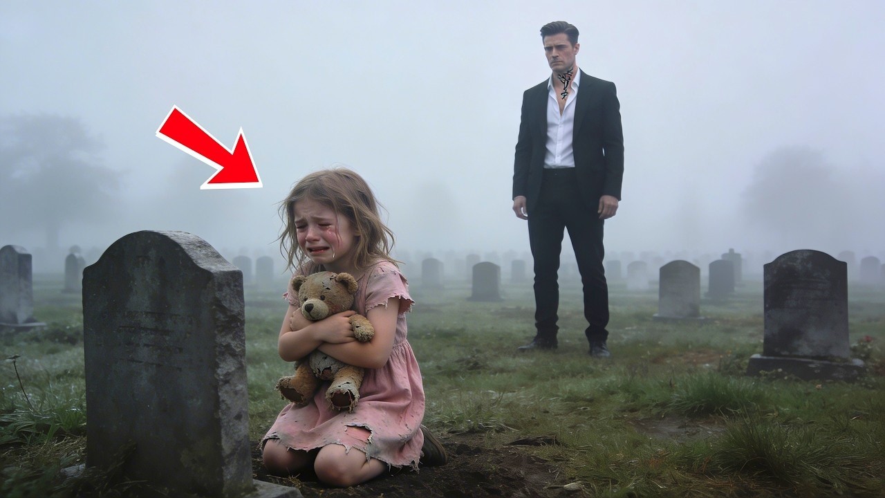 Mafia Boss Found a Crying Little Girl at His Sister’s Grave… Her Words Changed His Life Forever